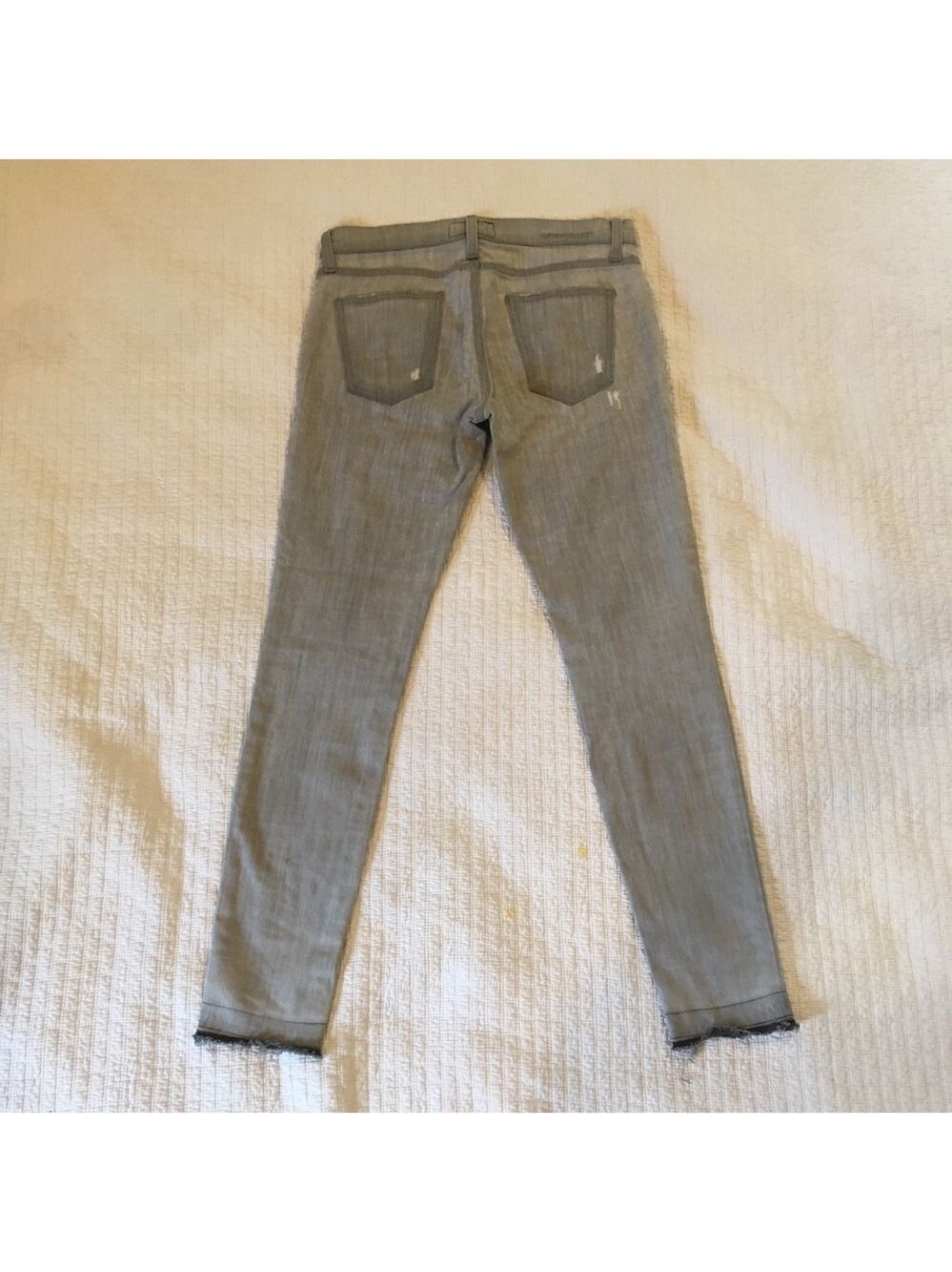 Anthropologie Current/Elliott Gray Denim Stiletto Jeans, Size 26 - Picture 4 of 16